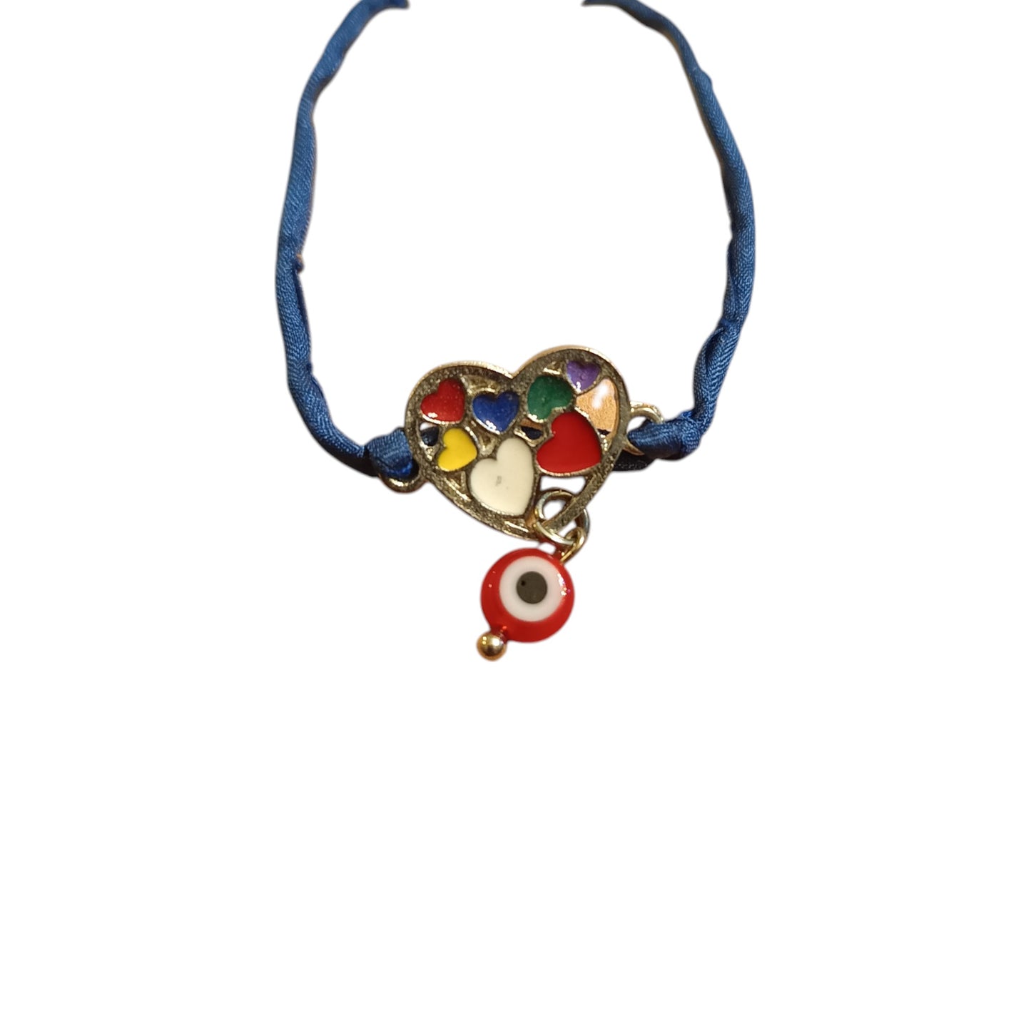 Βραχιόλι Καρδιά με Ματάκι: Αγάπη και Προστασία σε Ένα Κομμάτι