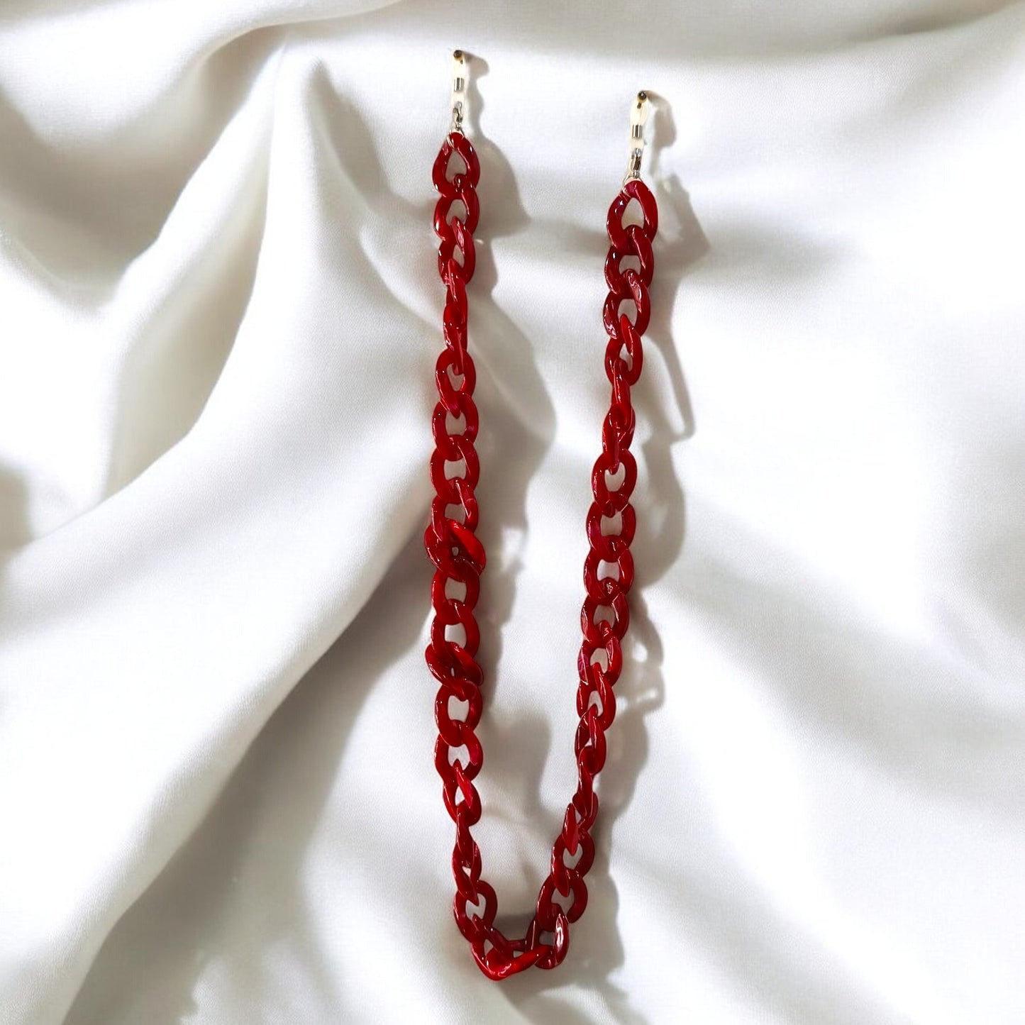 Αλυσίδα γυαλιών in corde μπορντό