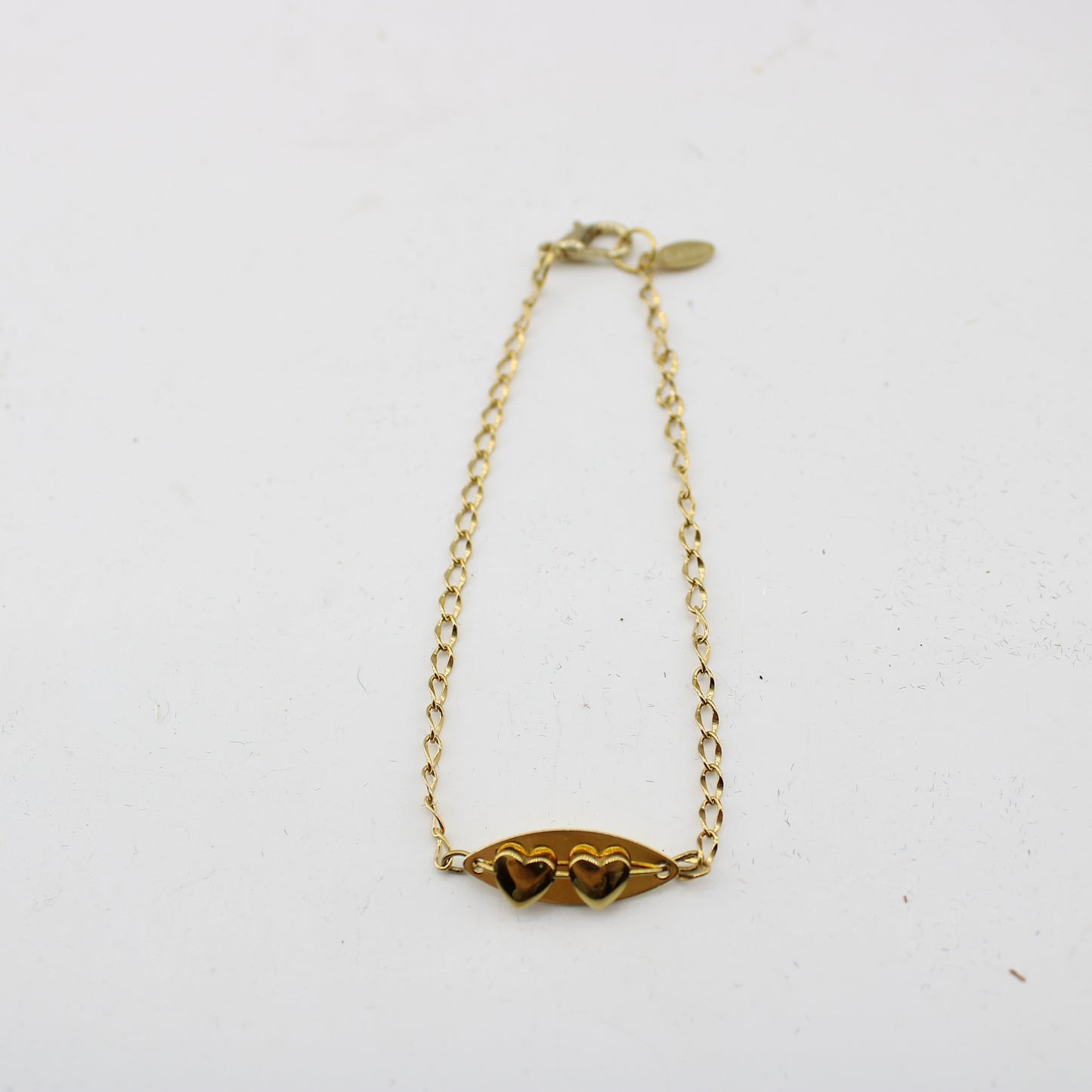 Βραχιόλι in corde δυο καρδιες