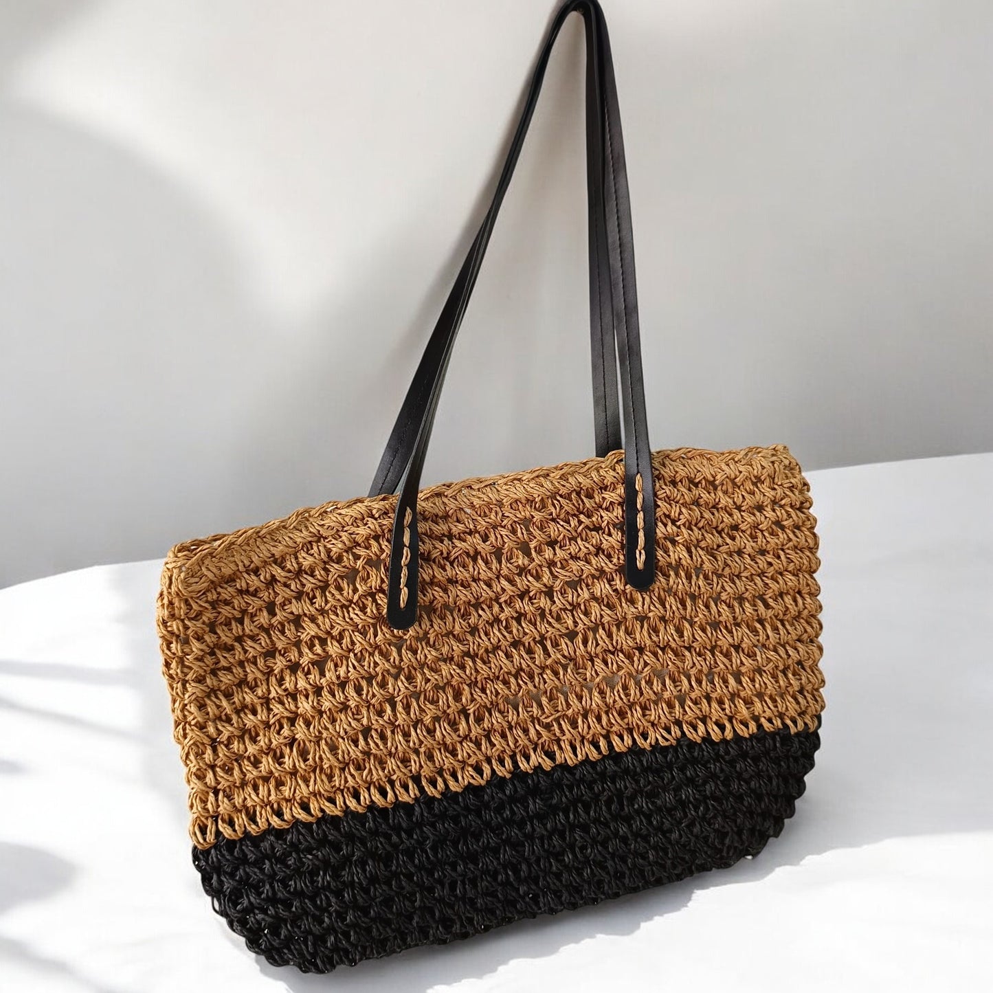 Ψάθινη τσαντα ωμου