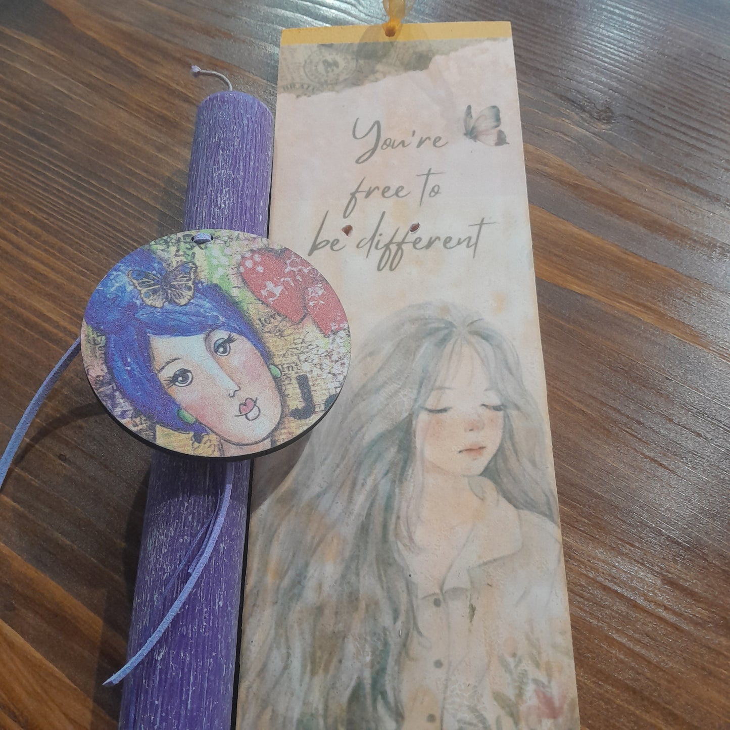 Λαμπάδα In Corde Το κορίτσι με την πεταλούδα