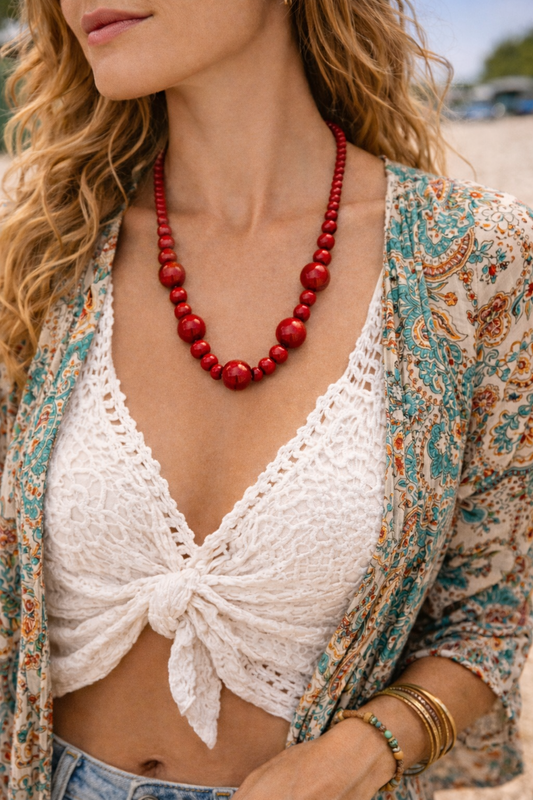 Κολιέ in corde Scarlet Harmony