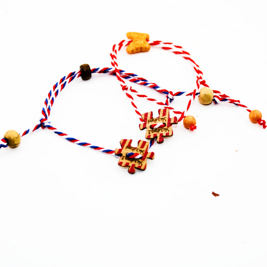 Σετ μαρτάκια βαμβακερά πάζλ