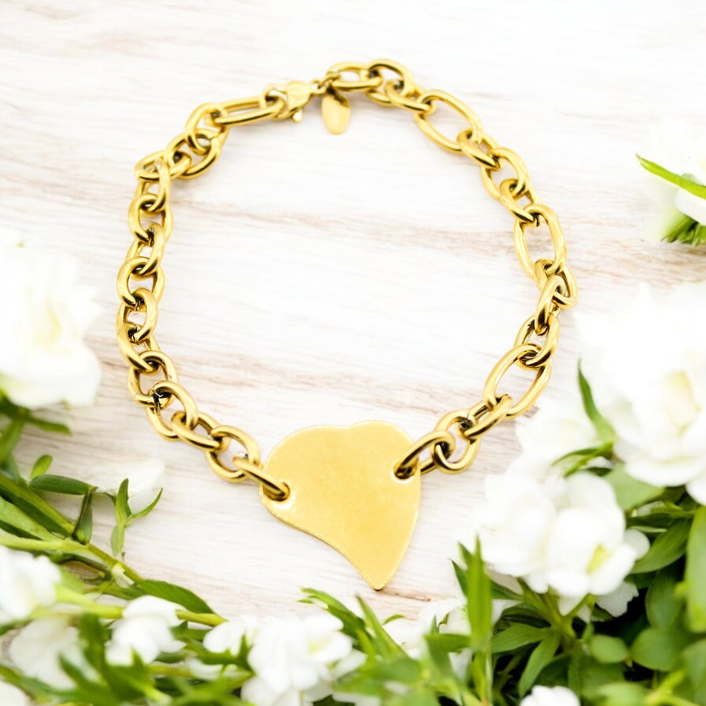 Βραχιόλι  in corde με ατσάλινο μεγάλο