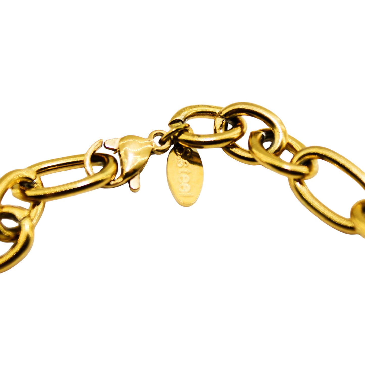 Βραχιόλι  in corde με ατσάλινο μεγάλο