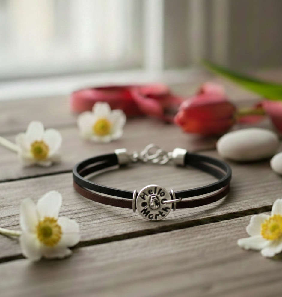 Μαρτάκι in corde δερμάτινο