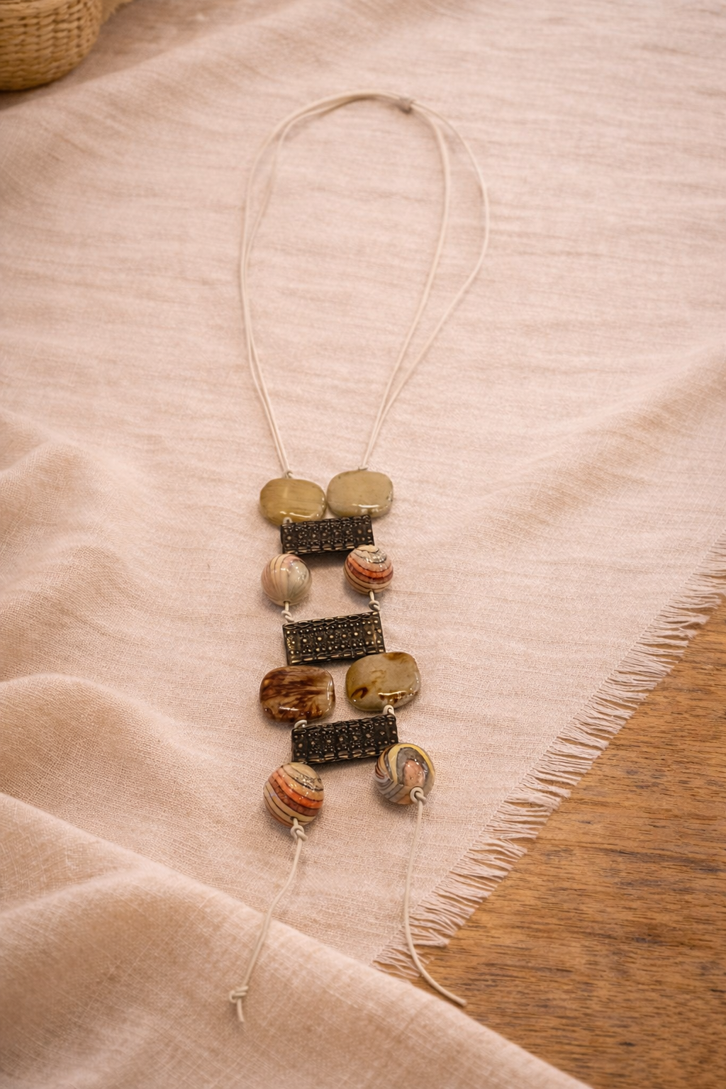 Κολιέ in corde Natural Flow