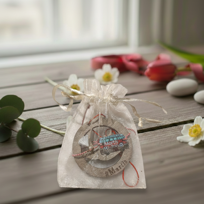 Παιδικό μαρτάκι "χίπικο" λεωφορειάκι