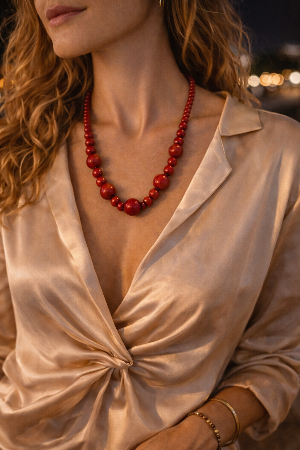 Κολιέ in corde Scarlet Harmony