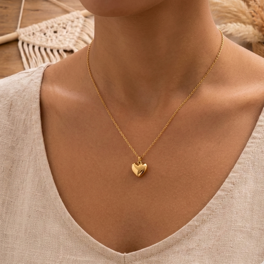 Κολιέ in corde καρδιά μικρή 2